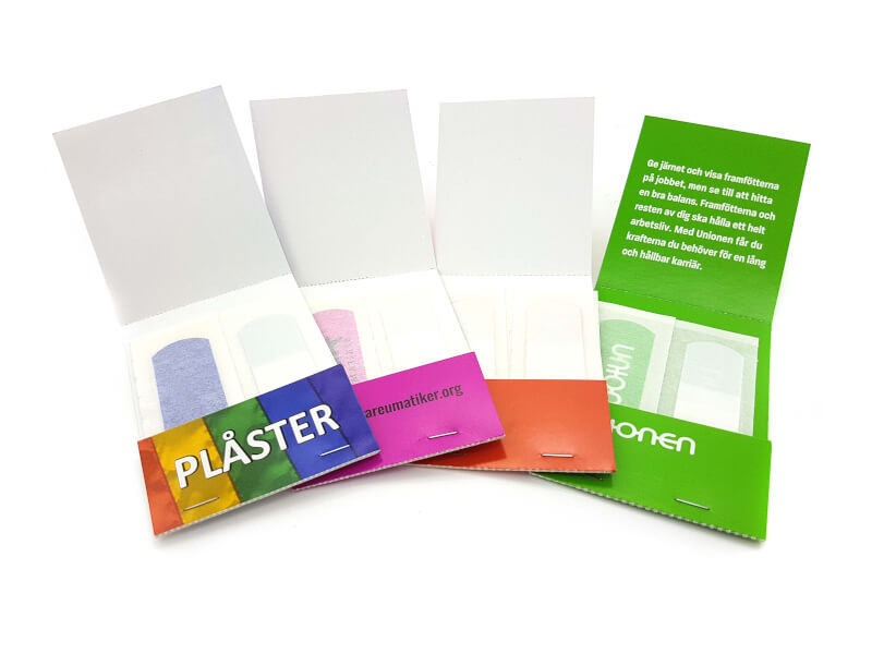 Reklamplåster med tryck (6-pack)