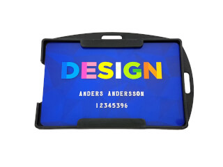 Korthållare Enkel Svart - FRAMSIDA