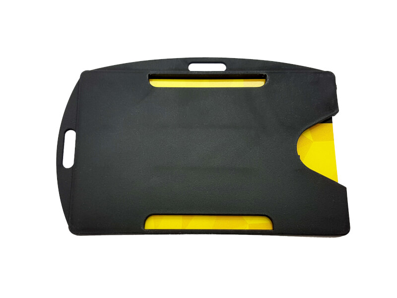 Korthållare Enkel Svart - BAKSIDA