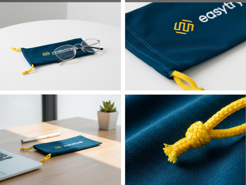 Mikrofiberpåse med tryck