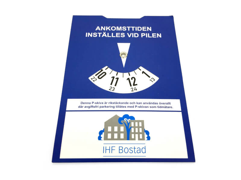 Parkeringsskiva IHF Bostad
