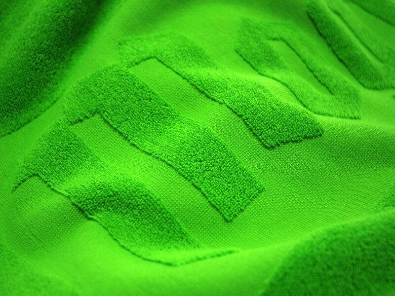 Reliefvävd handduk - Exempel