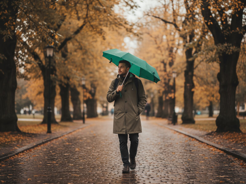 21,5" 3-sektions Paraply