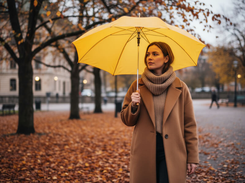 23" Automatiskt Paraply