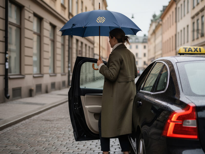 23" Klassiskt Paraply