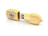 Miljövänliga USB-minnen ECO med eget tryck USB-minnen ECO i återvunnen plast och bambu med logga