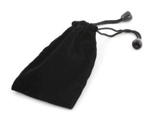 Presentpåse i sammet till USB-minnen