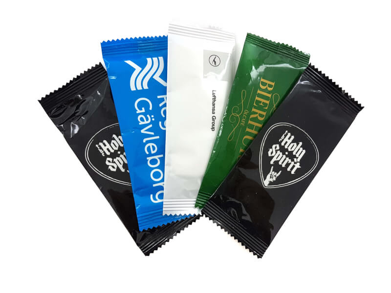 Våtservetter med tryck