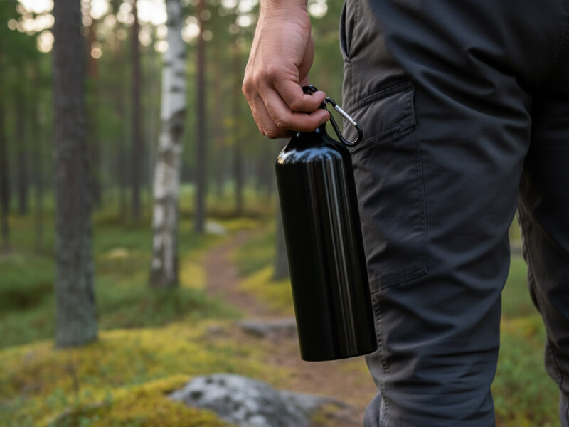 Billig Metallflaska XL