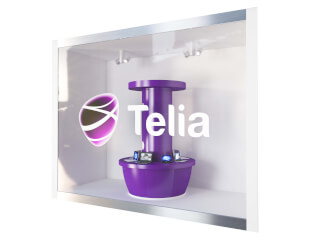 Fönsterdekal tryckt & konturskuren