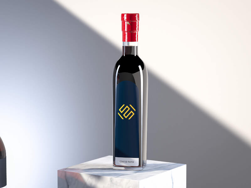 Etiketter på rulle - bestruket papper