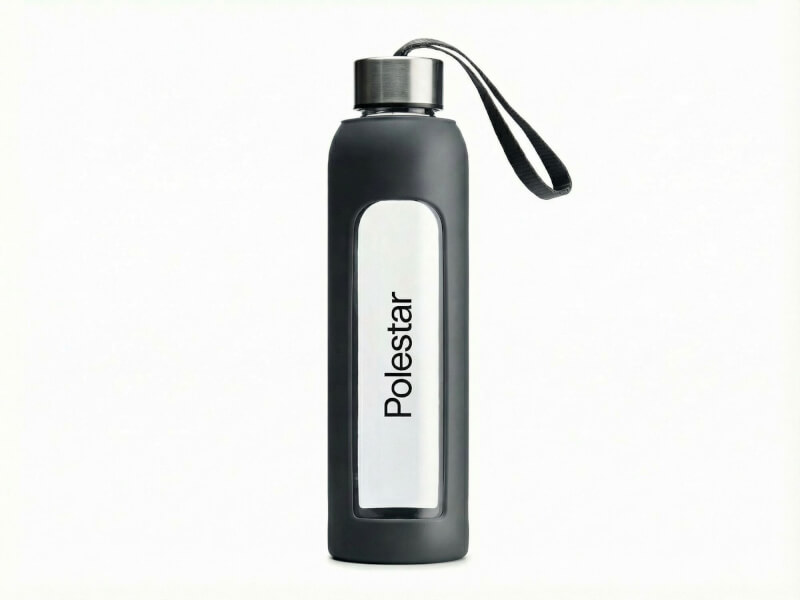 Vattenflaska Tide i aluminium med skruvlock med tampotryck - med Polestar-logotyp